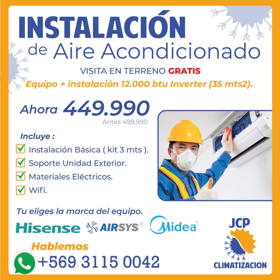 Aire Acondicionado Instalación Oferta Temporada 1